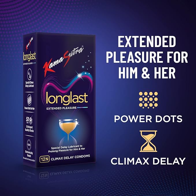 Kamasutra Longlast Condoms (Pack Of 12)