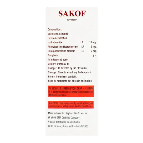 Sakof Syp 100ml