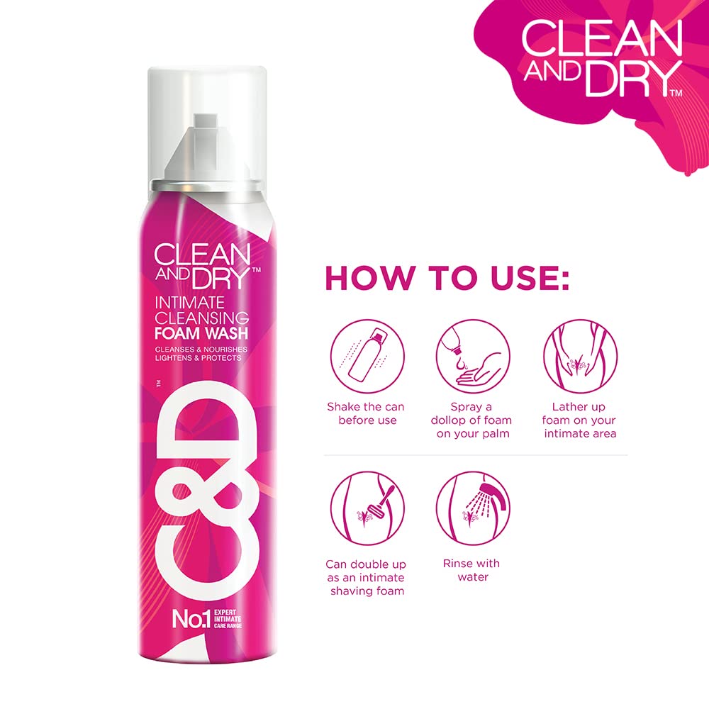 Clean And Dry Cleansing Form Wash
