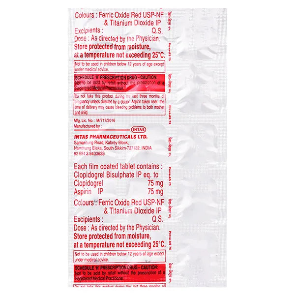 Preva As75mg
