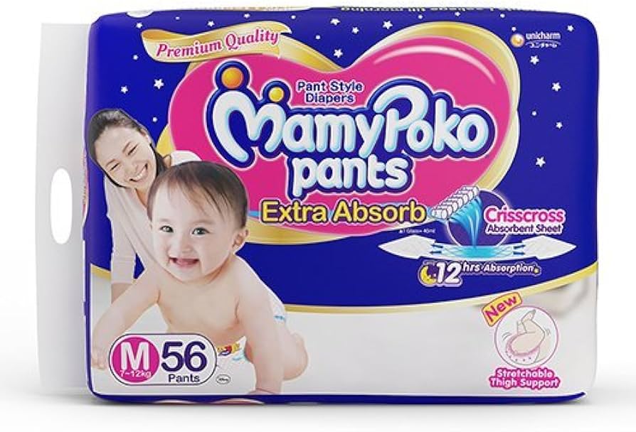 Mamypoko Pants Extra Absorb, Size M , 56 Pants
