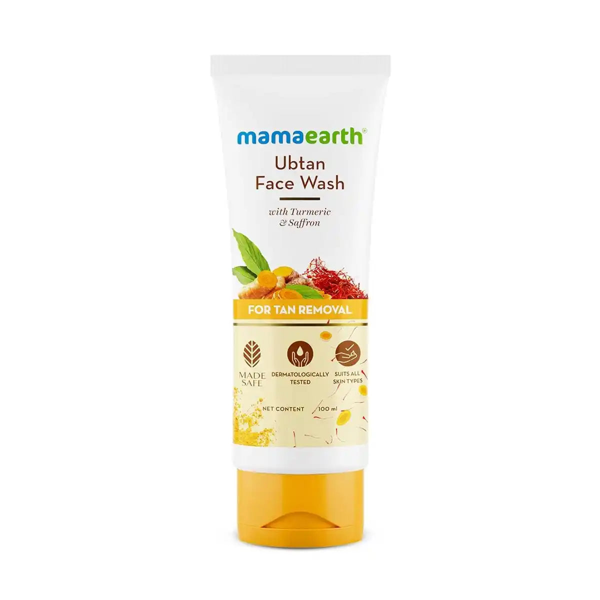 Mamaearth Ubtan Face Wash With Turmeric & Saffron