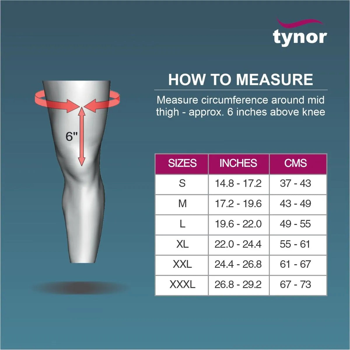 Tynor Knee Support Hinged M