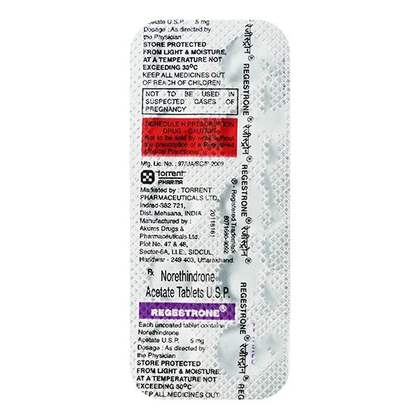 Regestrone Tab 10`S