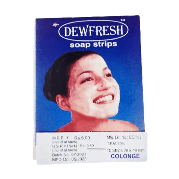 Dewfresh Soap Strips Colonge