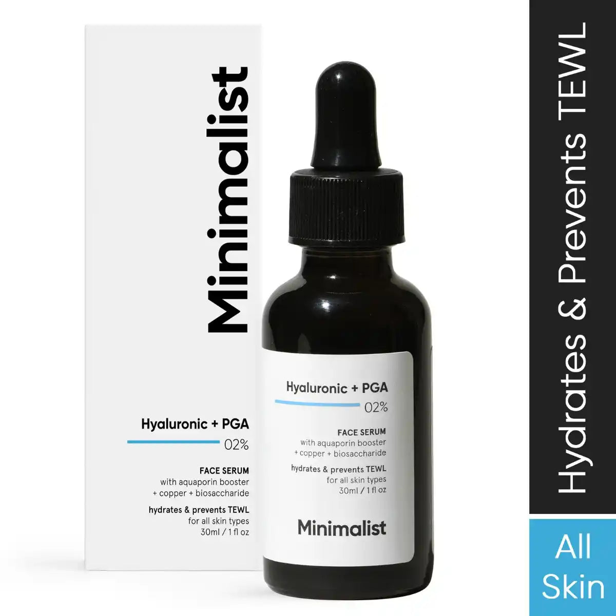 Minimalist 02% Hyaluronic Acid +Pga Face Serum 30ml Intense Hydration