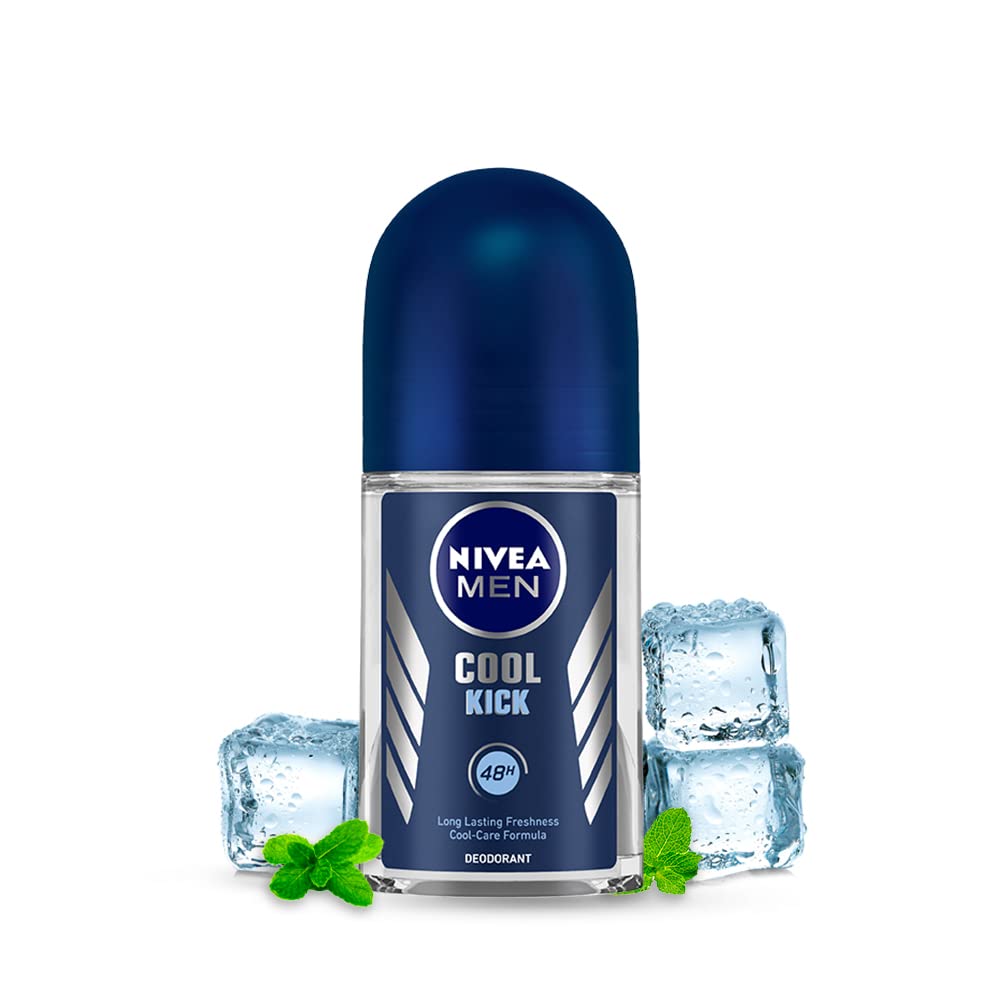 Nivea Men Deodorant Roll On, Cool Kick, 50ml