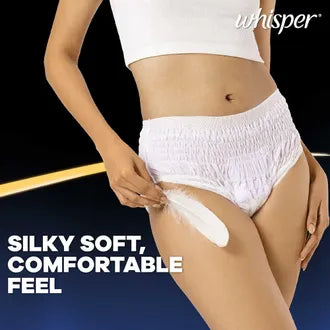 Whisper Super Absorbent Period Panty Large-Xl, 6 Count