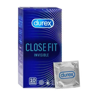 Durex Close Fit Invisible Condoms, 10 Count