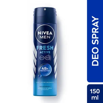 Nivea Men Fresh Active Deodorant Spray, 150 Ml