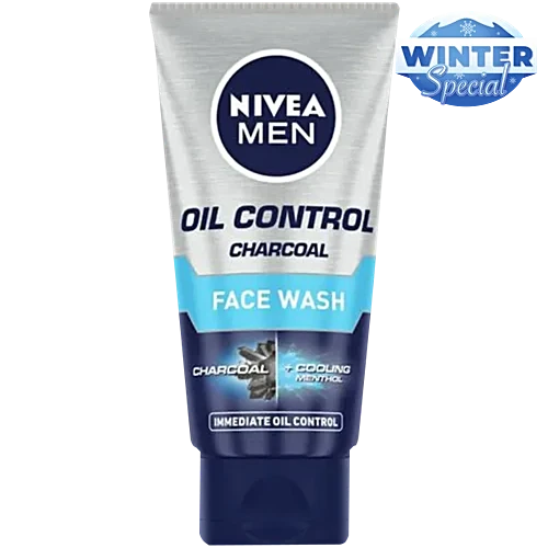 Nivea Oil Control Face Wash With Charcoal & Cooling Mint, 50 G