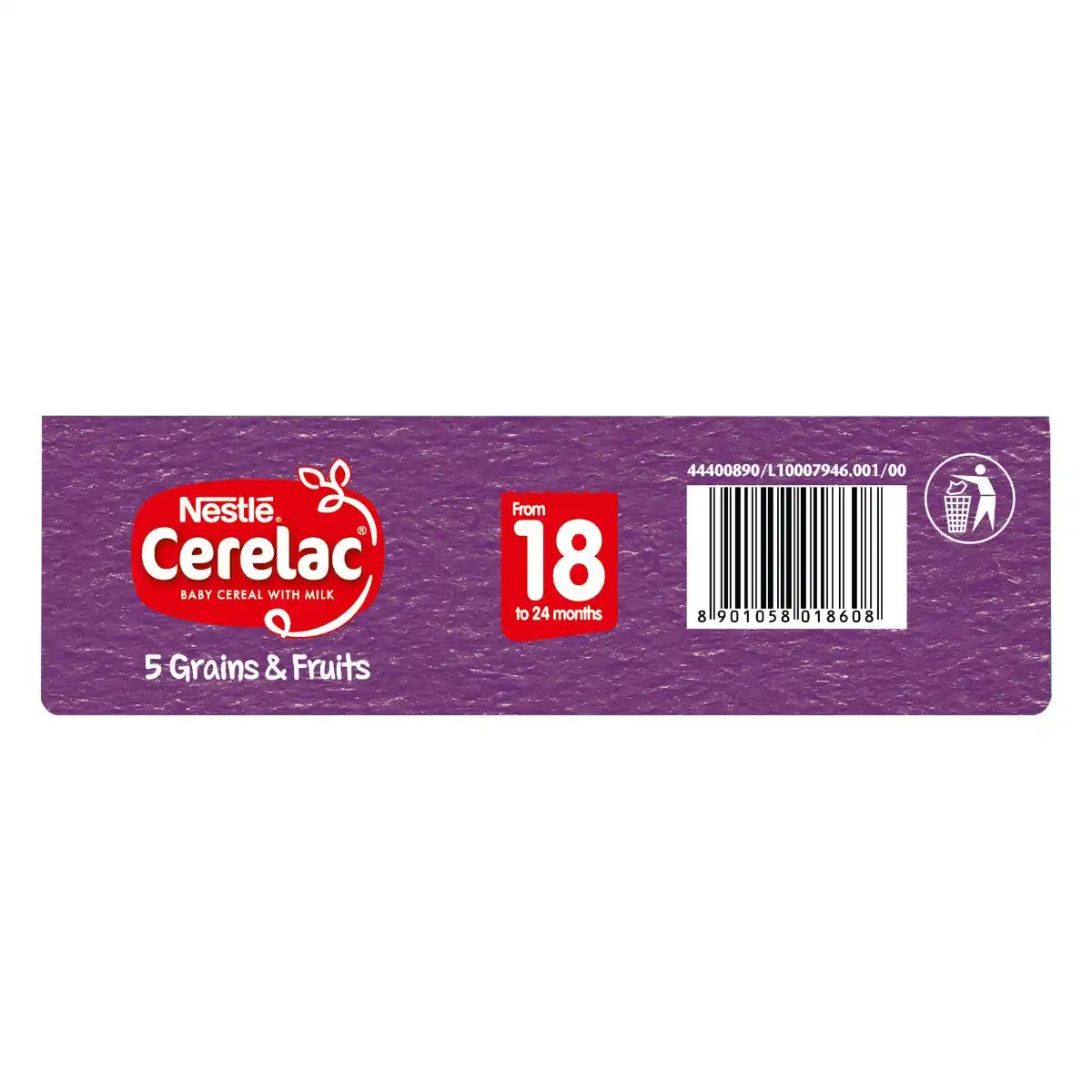 Cerelac With Milk Wheat 5 Grains & Fruits 300g No 18