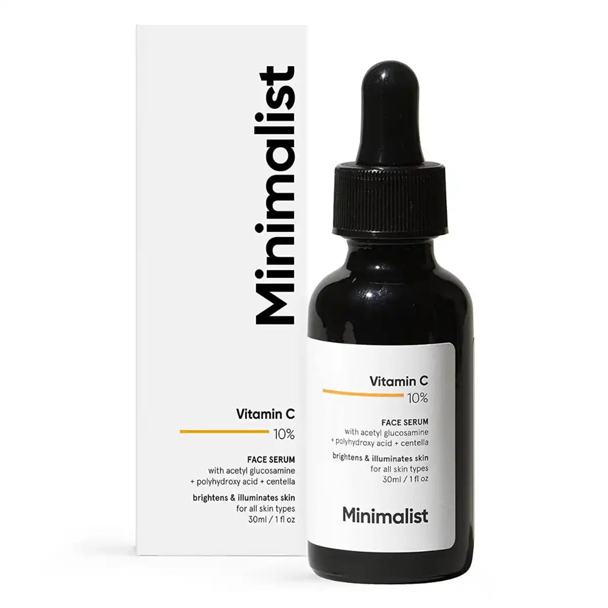 Minimalist 10% Vitamin C Face Serum 30 Ml Glows And Brightens Skin