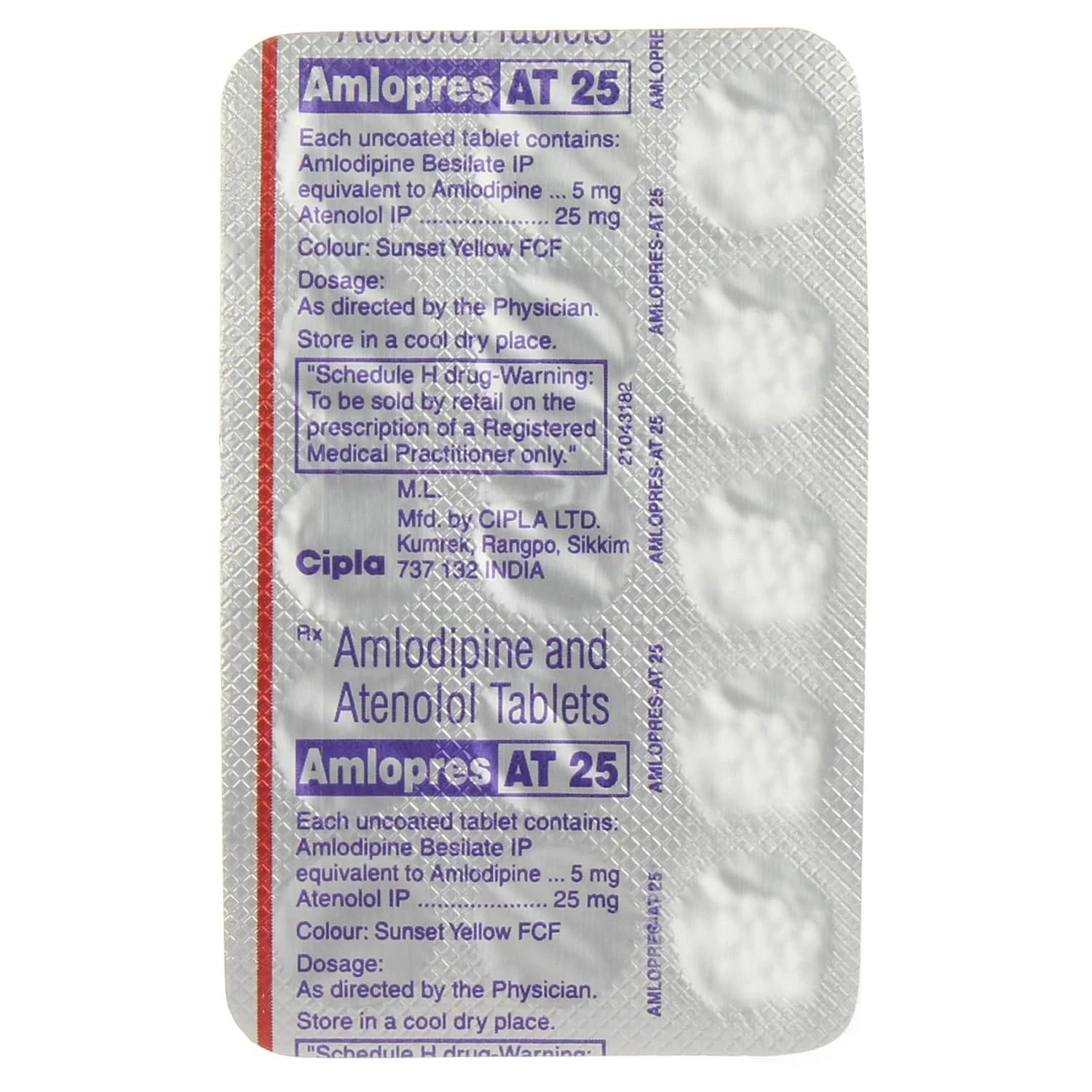 Amlopres At 25 Mg Tab