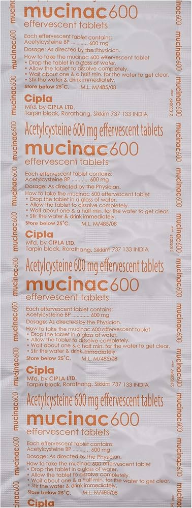 Mucinac 600 Mg Tab