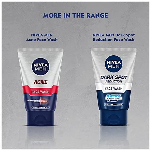 Nivea Oil Control Face Wash With Charcoal & Cooling Mint, 100 G