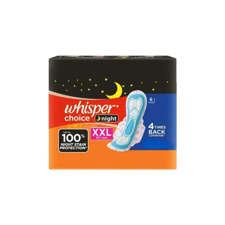 Whisper Choice Night Xxl 6pads