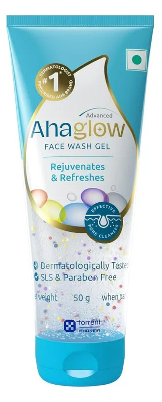 Ahaglow Advanced Skin Rejuvenating Face Wash Gel 50 Gm