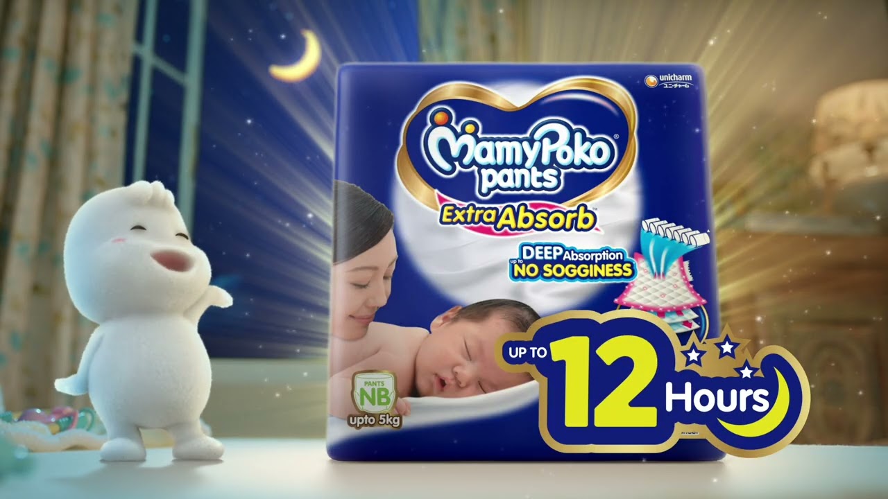 Mamypoko Pants Extra Absorb, Size Nb , 52 Pants