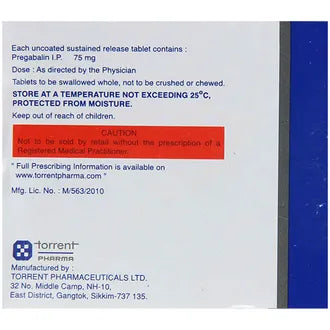 Pregeb Od 75mg Tab 10 Tab