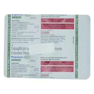 Dapamac M *10 /500 Mg 1*15