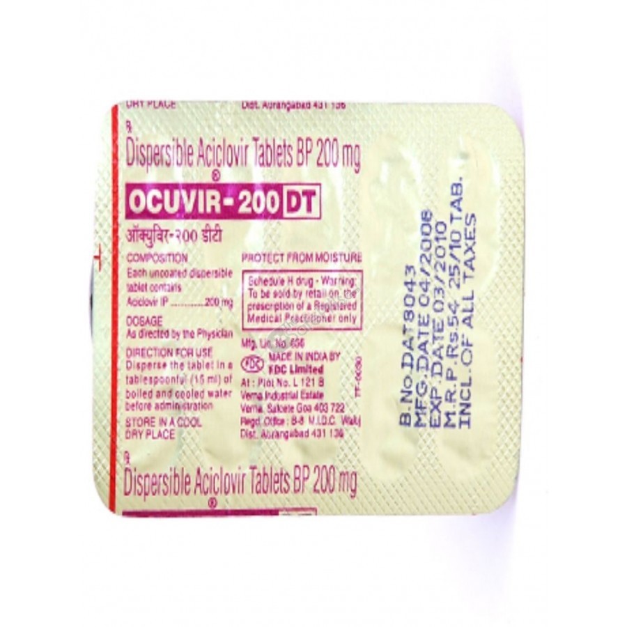 Ocuvir 200mg Dt