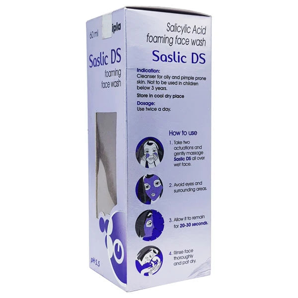 Saslic Ds Foam Wash 60ml