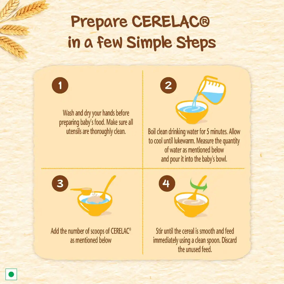 Cerelac With Milk Wheat 5 Grains & Fruits 300g No 18