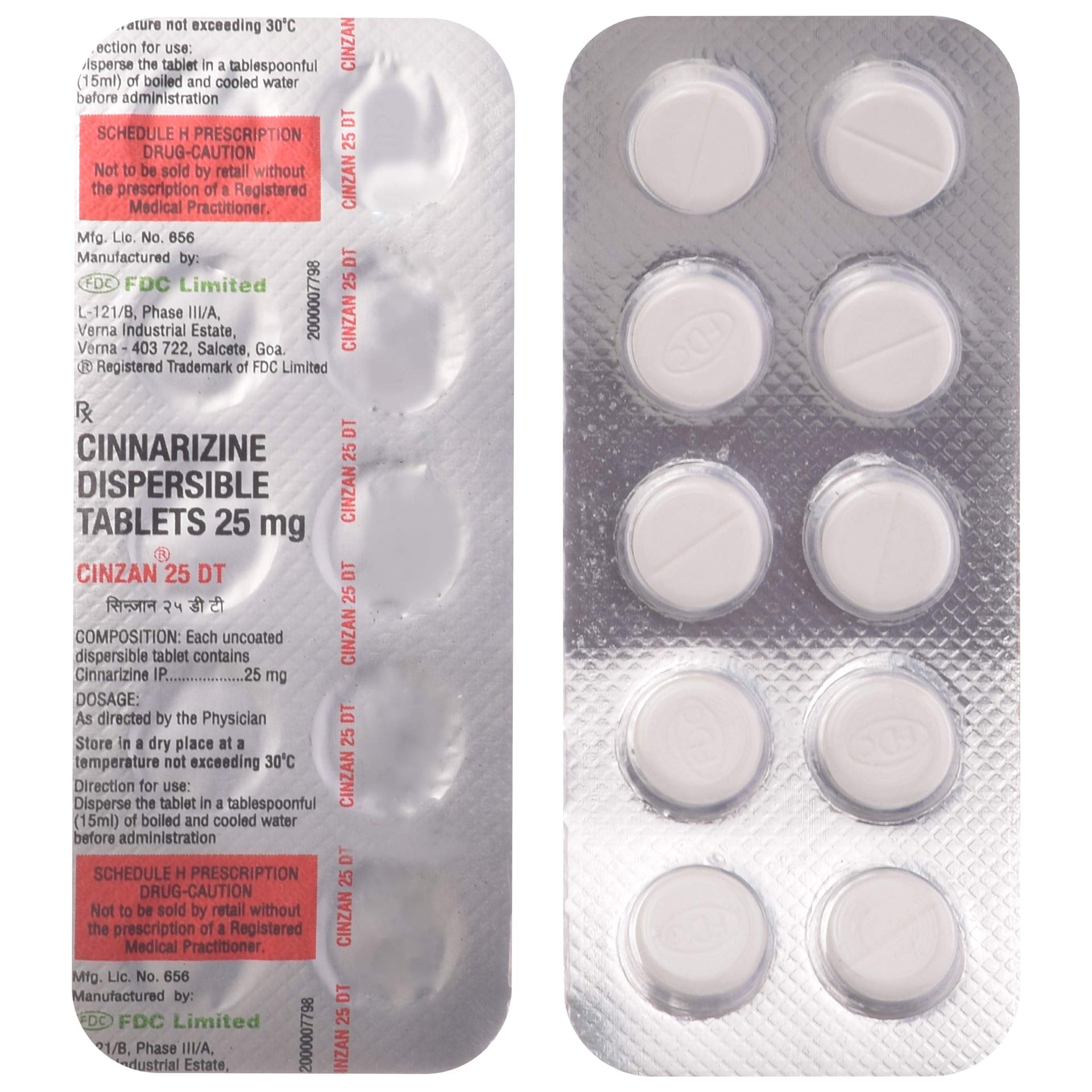 Cinzan-25 Dt