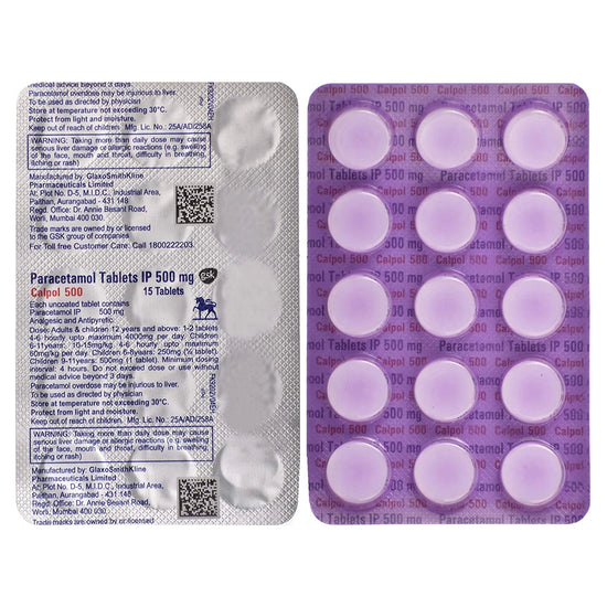 Calpol 500mg Tab