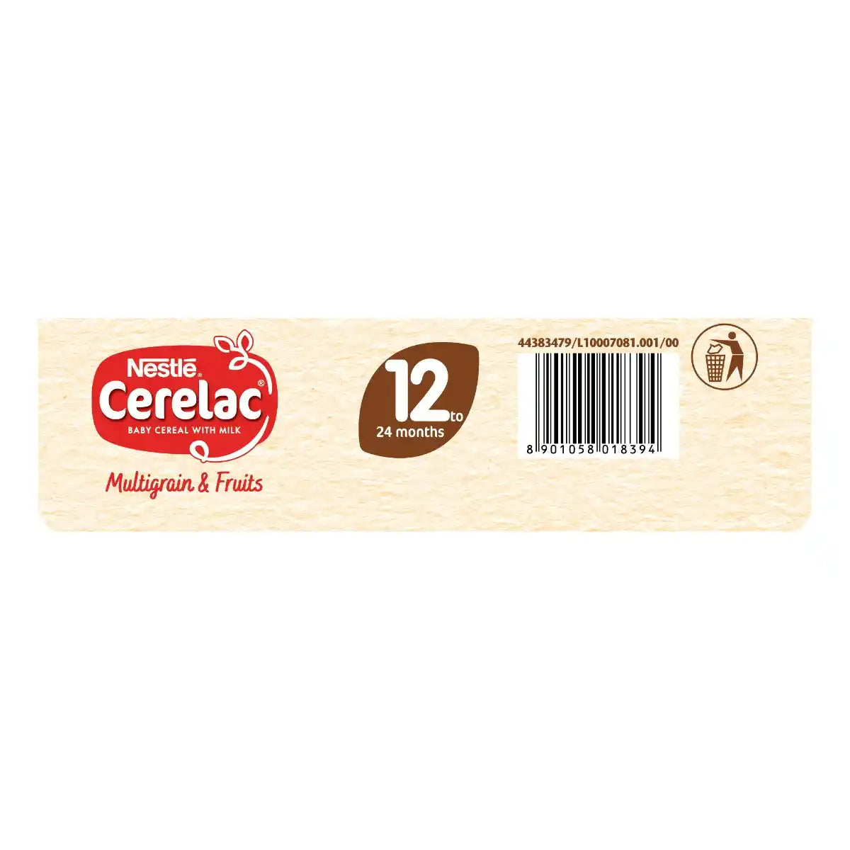 Cerelac With Milk Multigrain & Fruits 300g No 12