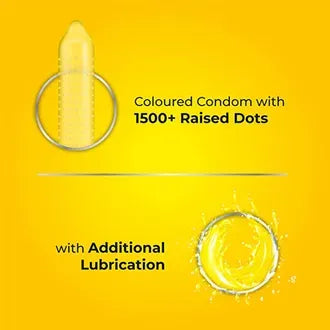 Skore Banana Flavour Condoms, 10 Count
