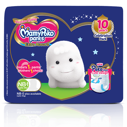 Mamypoko Pants Extra Absorb, Size Nb , 4 Pants