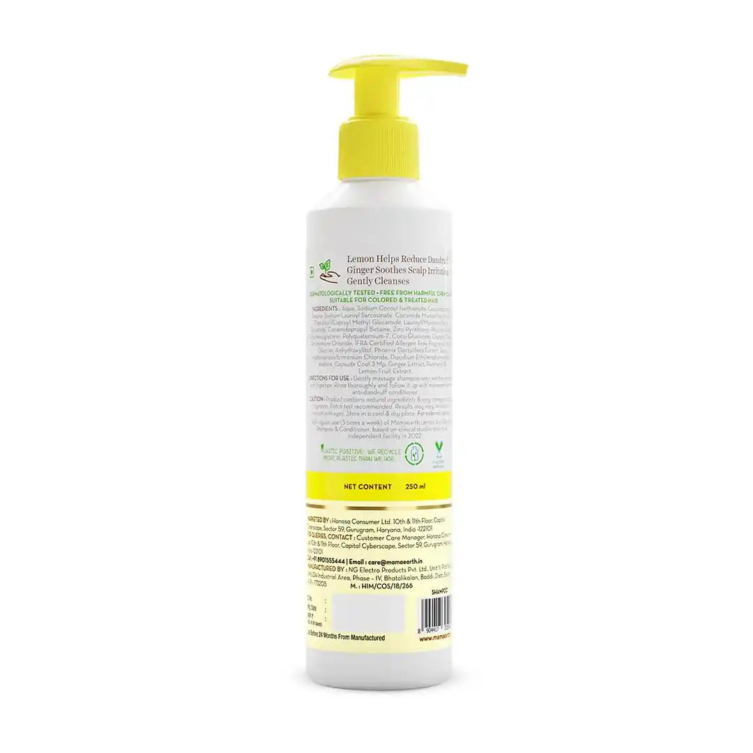 Mamaearth Lemon Anti-Dandruff Shampoo 250ml