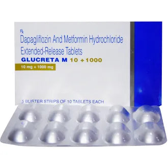 Glucreta M 10+1000 Tab 10
