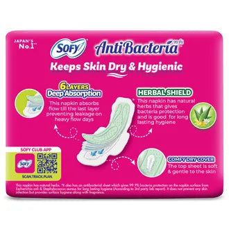 Sofy Bodyfit Anti Bacteria Pads Extra Long, 7 Count Xl