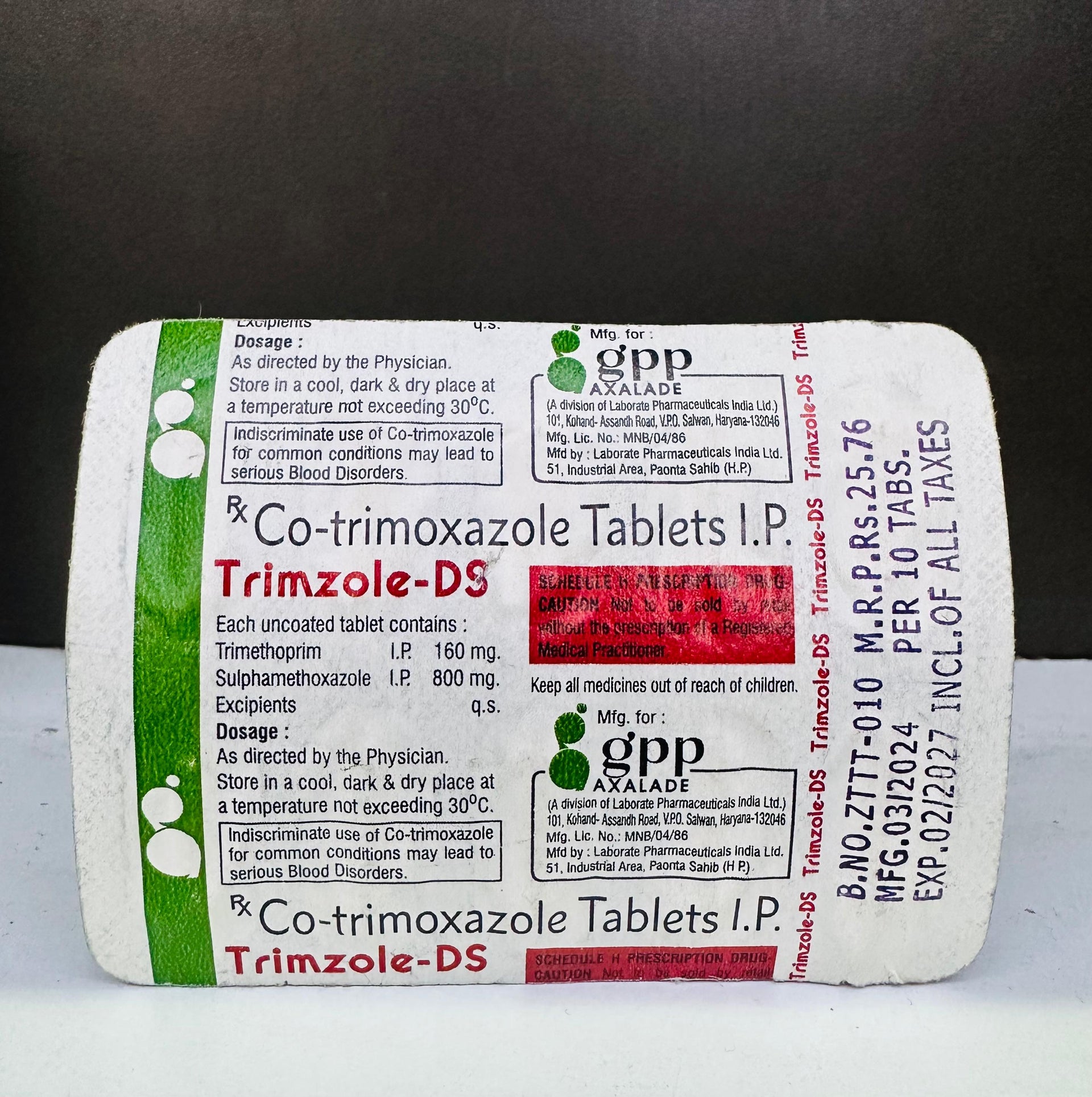 Trimzole Ds Tablet 10