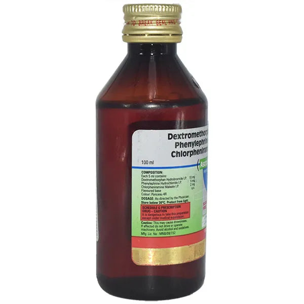 Ascoril D+ Sugar Free Syp 100ml