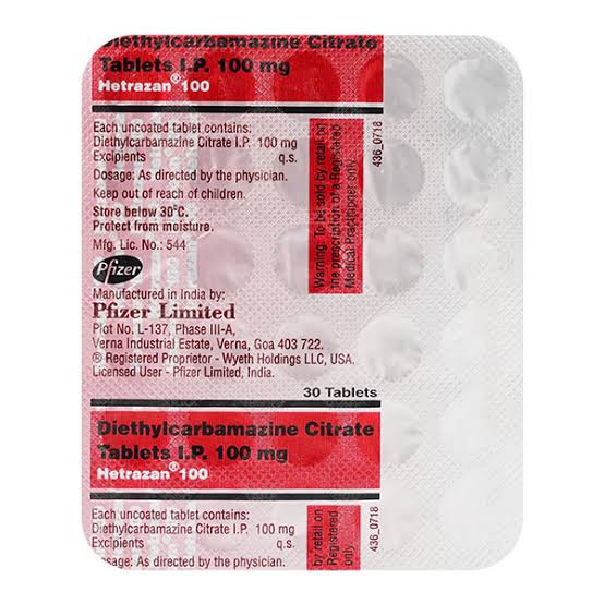 Hetrazan 100mg