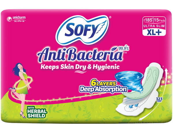 Sofy Antibacterial Xl+ 15 Pads