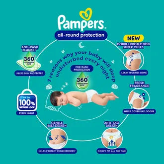 Pampers All Round Protection New Baby  8