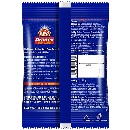 Dranex Drain Cleaner 50g