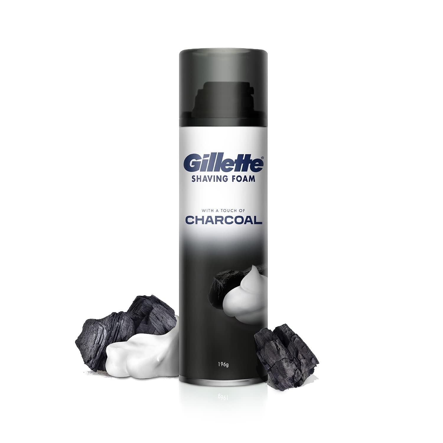 Gillette Shaving Foam Charcoal 196g