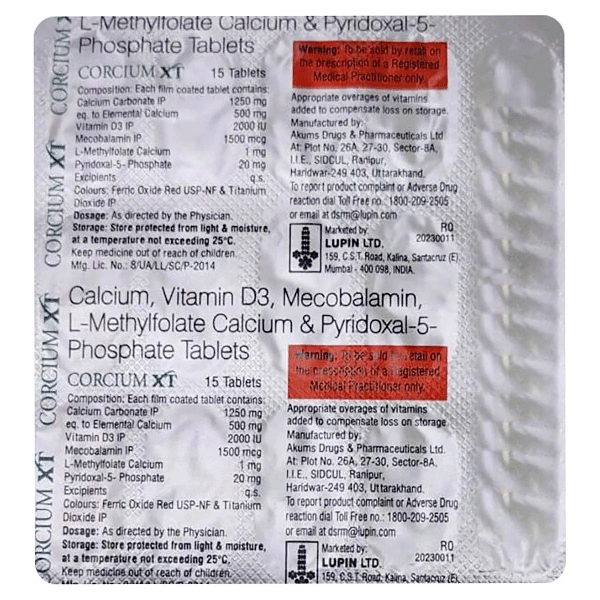 Corcium Xt Tab