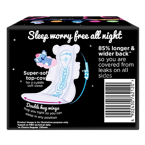 Whisper Bindazzz Nights Koala Soft, Xxxl+, 4 Pads