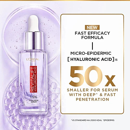 L'Oreal Paris Revitalift 1.5% Hyaluronic Acid Serum, 30 Ml