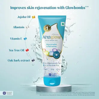 Ahaglow Advanced Skin Rejuvenating Face Wash Gel 50 Gm