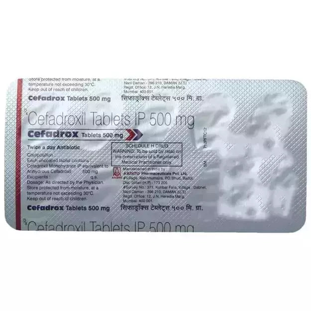 Cefadrox 500mg Tab