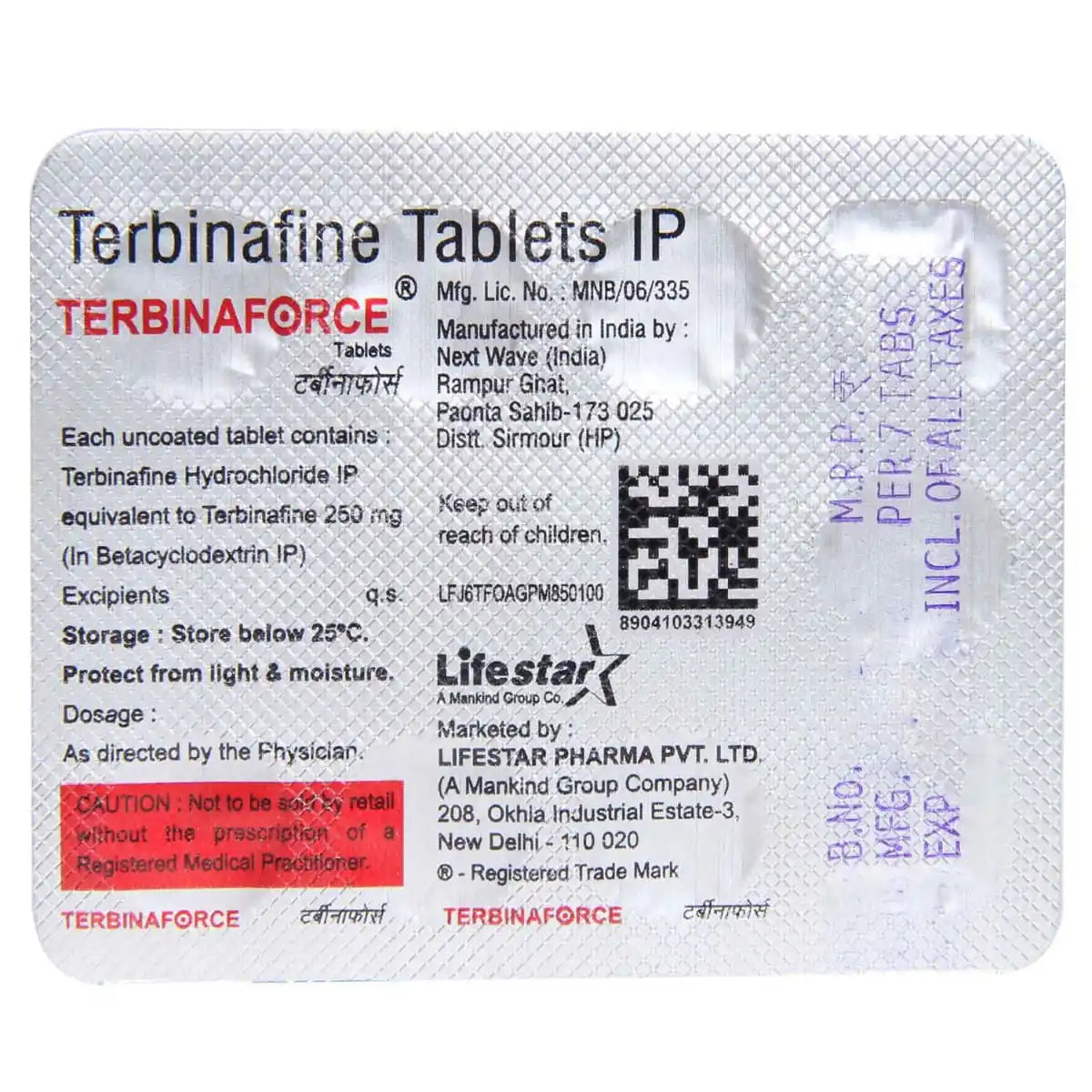 Terbinaforce 250