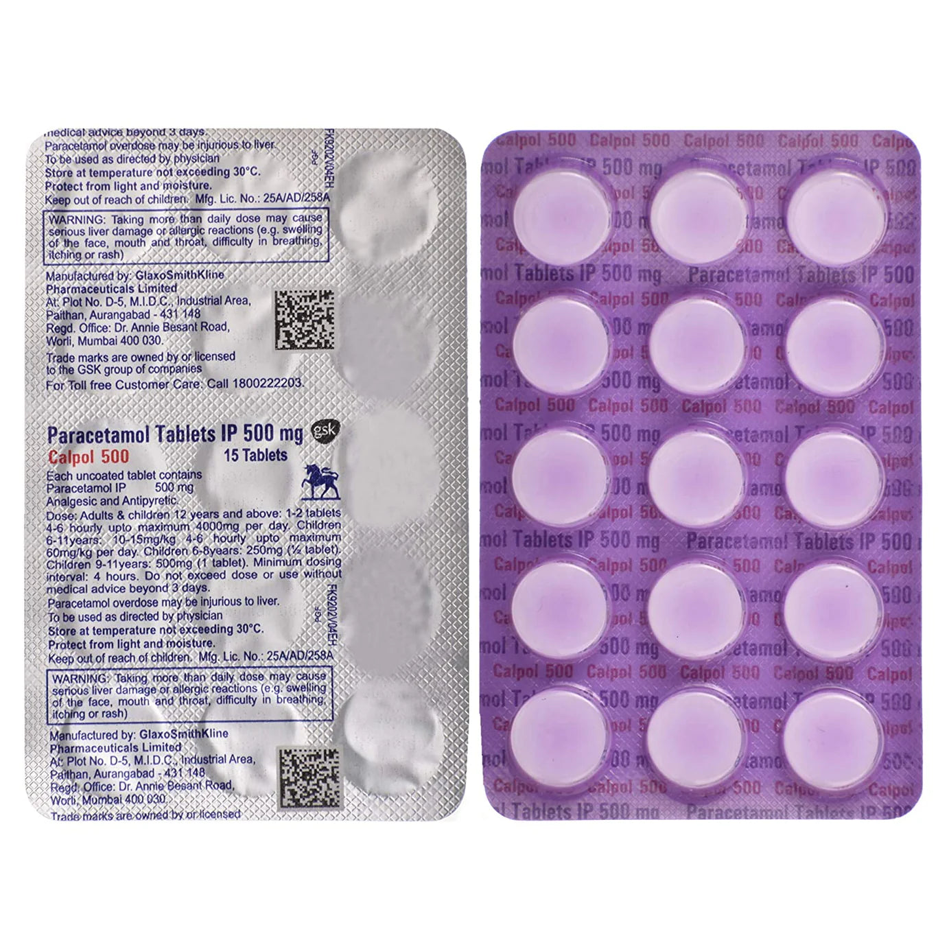 Calpol 500 Plus
